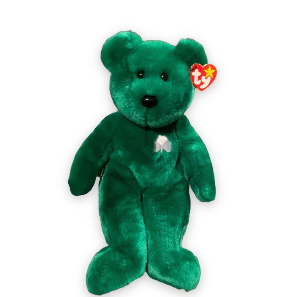 Vintage 1998 Ty Beanie Babies Erin The Bear Beanie Buddies Collection 14”